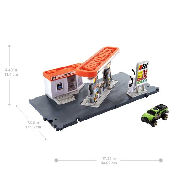 NWT Matchbox Action Drivers Fuel Station Playset Toy Truck 1:64 Scale - Picture 3 of 7